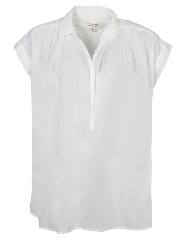 Normandy cotton-voile blouse, Nili Lotan